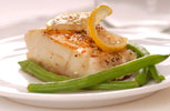 Fish: Broled cod with Lemon and Green Beans
