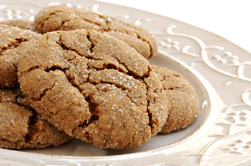 Crinkle-Top Molasses Ginger Cookies