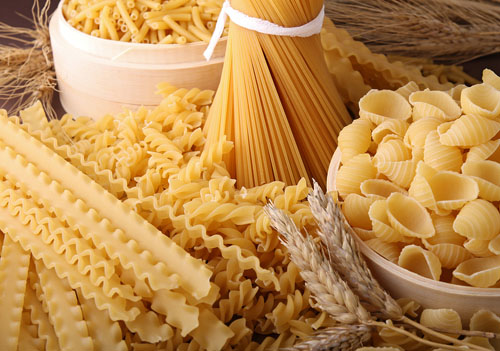 Several Different Types of Pasta