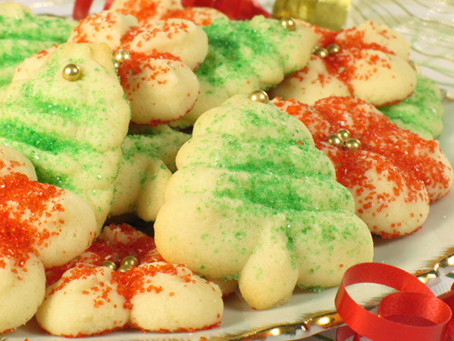 Spritz Christmas Cookies